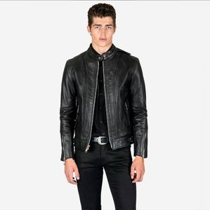 Straight To Hell Offender Leather Biker Jacket